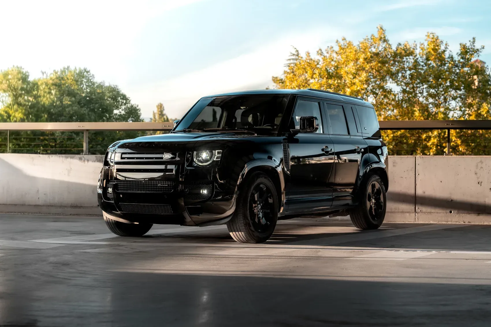 Land Rover Defender 110, front three-quarter view