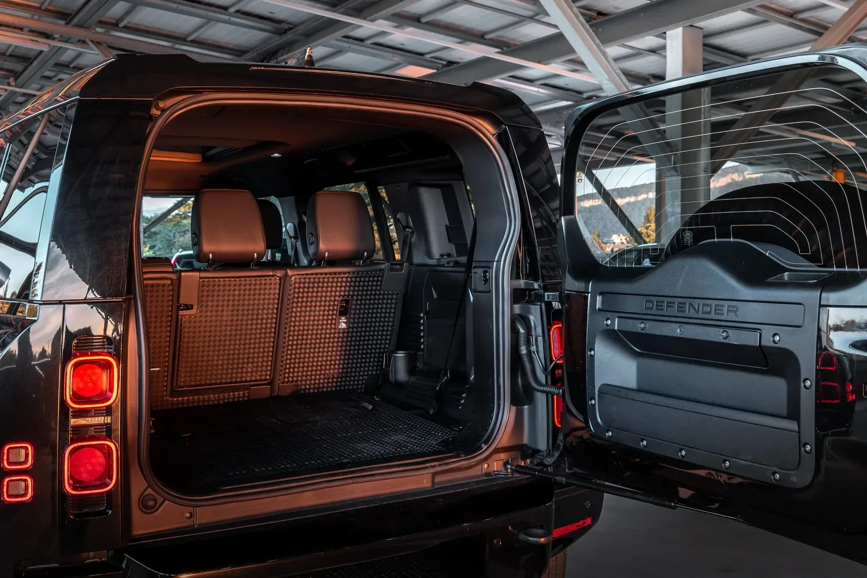 Boot with tailgate open