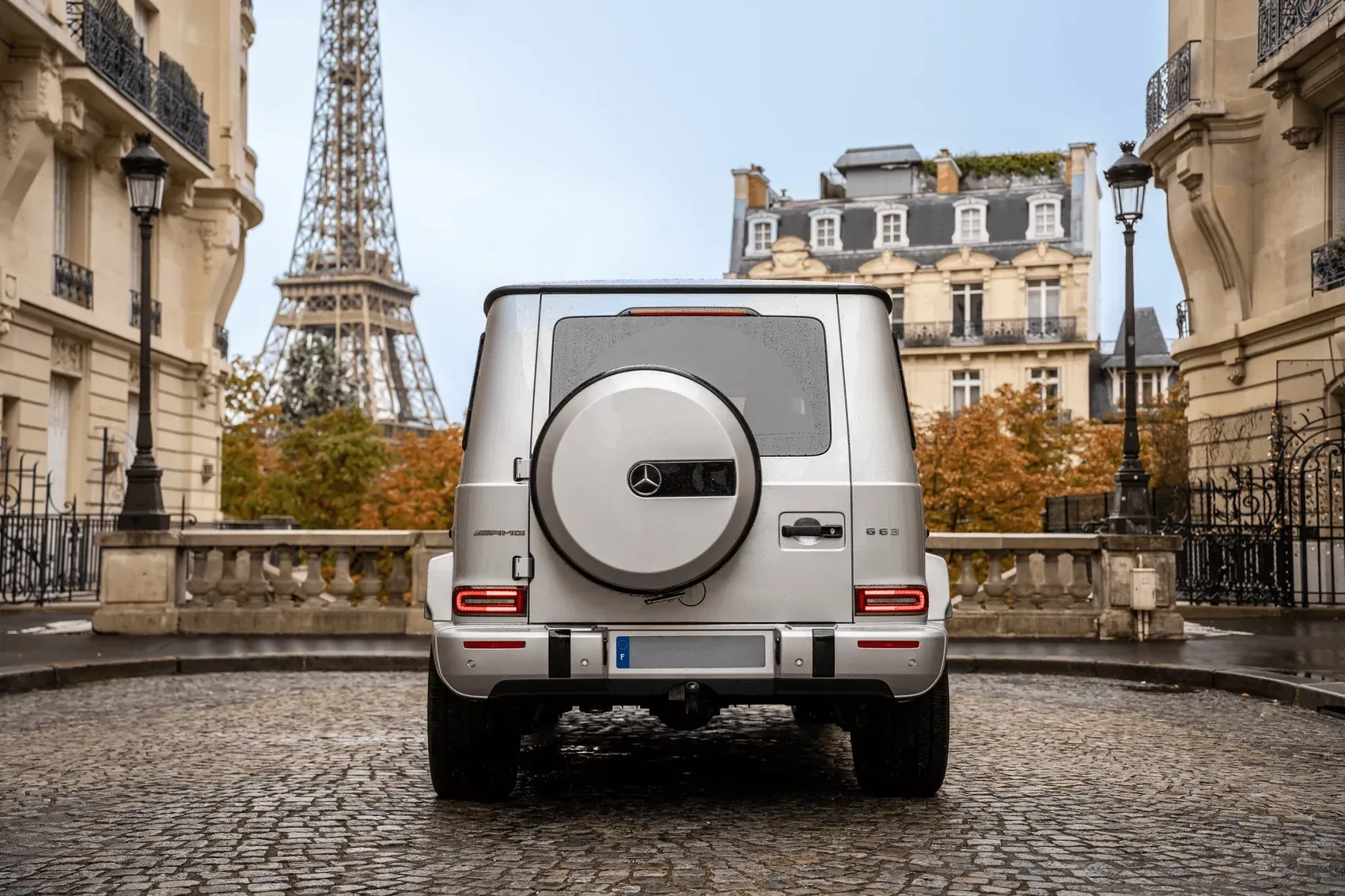 Mercedes-Benz G63 AMG, vue arrière de face
