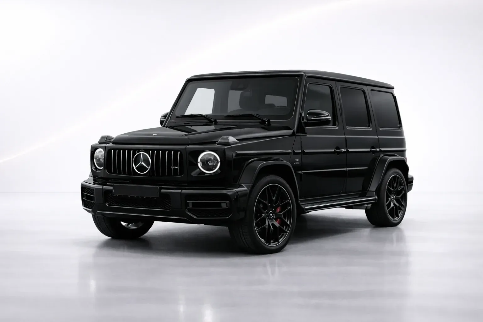 Mercedes G63 AMG à Monaco, Trois quarts avant